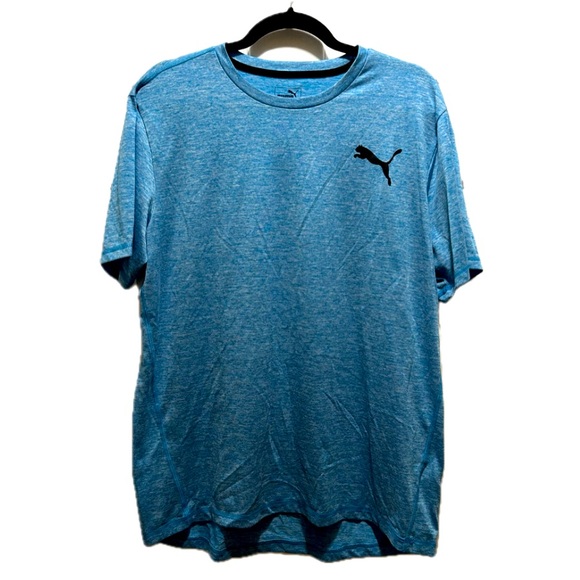 PUMA Men’s Blue Gym T-Shirt - Picture 1 of 5